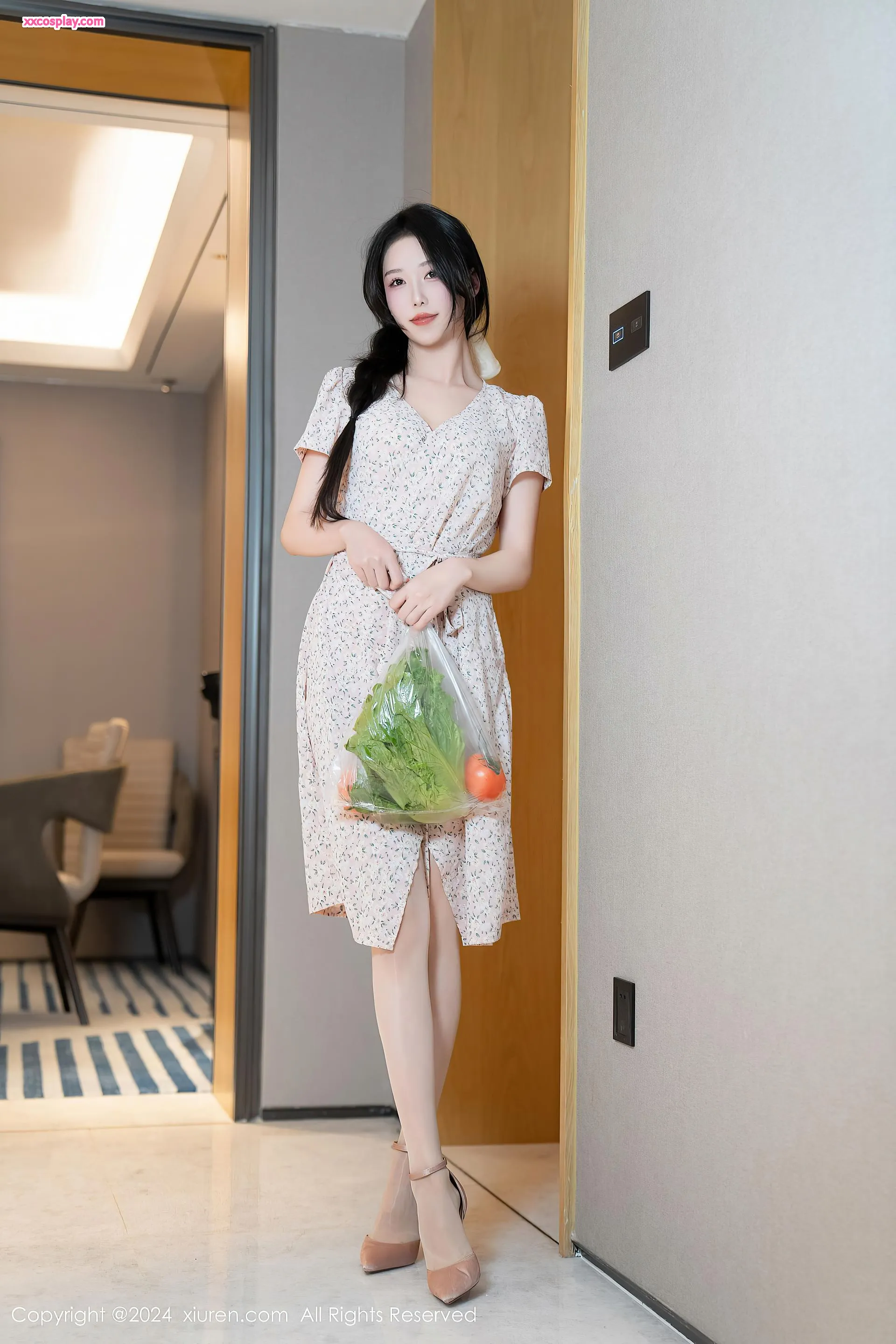 Li Shi's Sultry Lingerie at Home